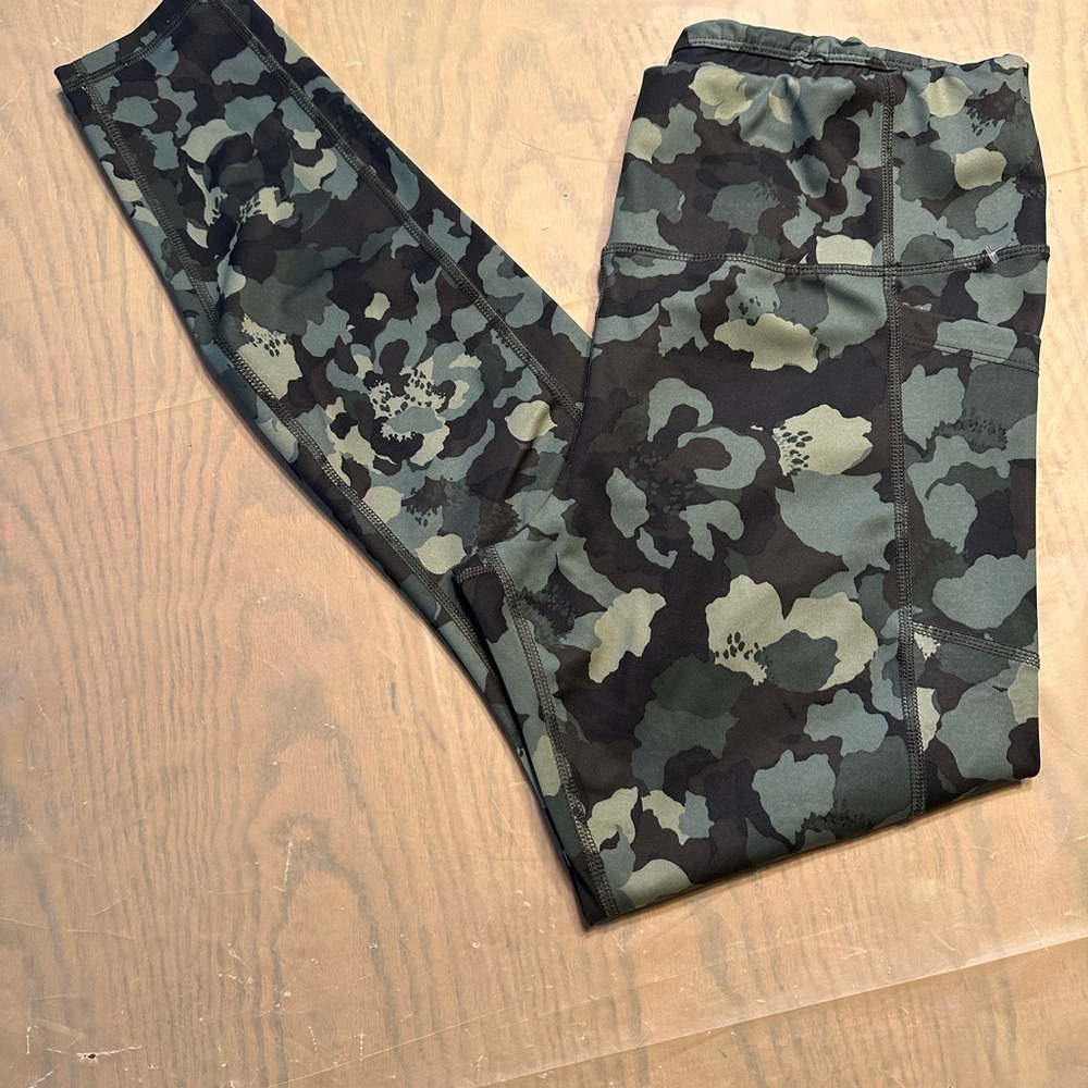 Avia Activewear Women's Print Leggings with Side Pocket